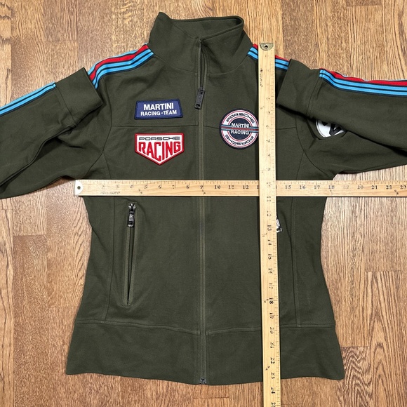 Porsche Martini Racing Team 22 Motorsport Green Track Jacket Womens Small - Picture 8 of 12